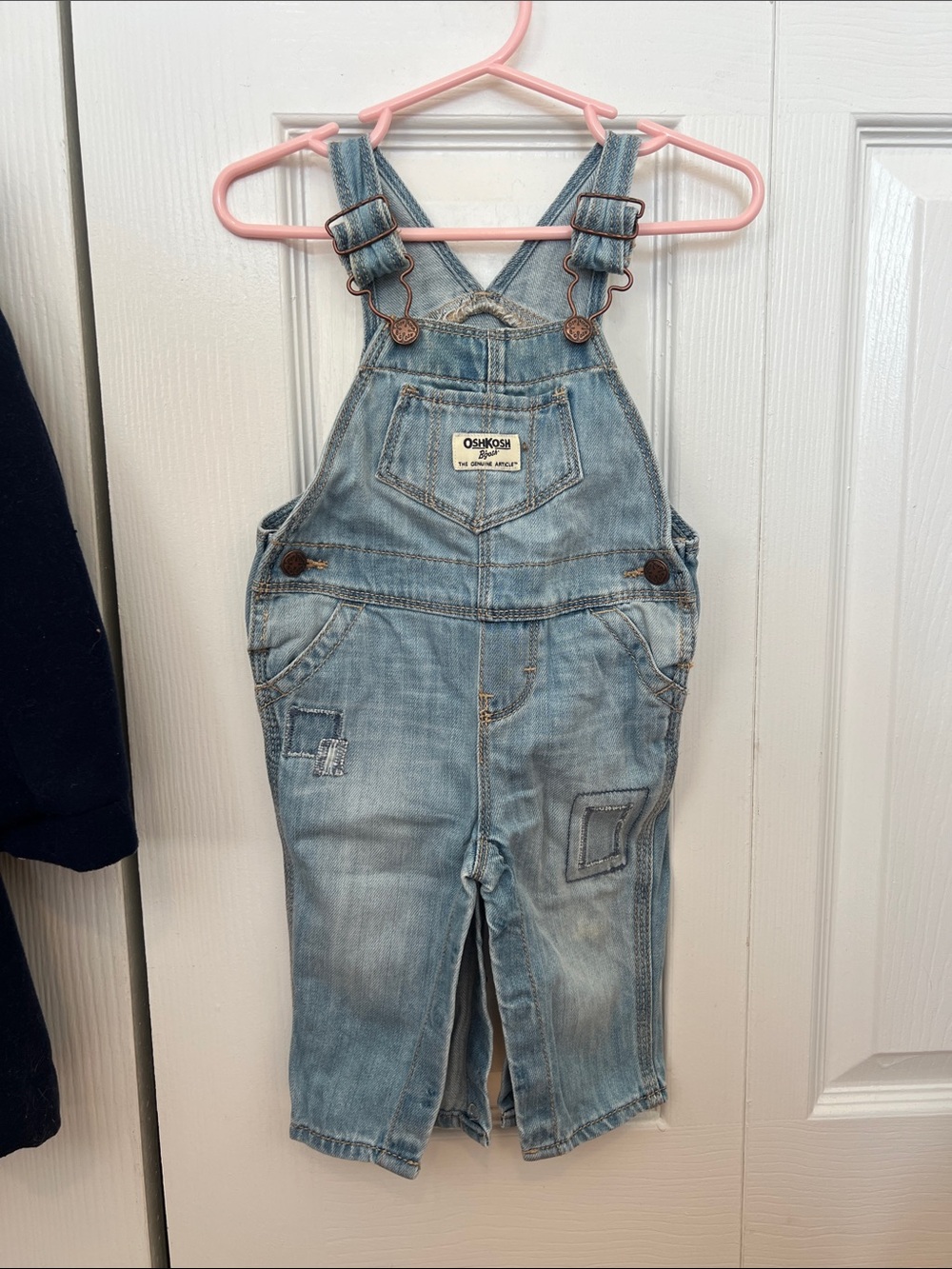 OshKosh B'gosh Light Wash Denim Kids Overalls